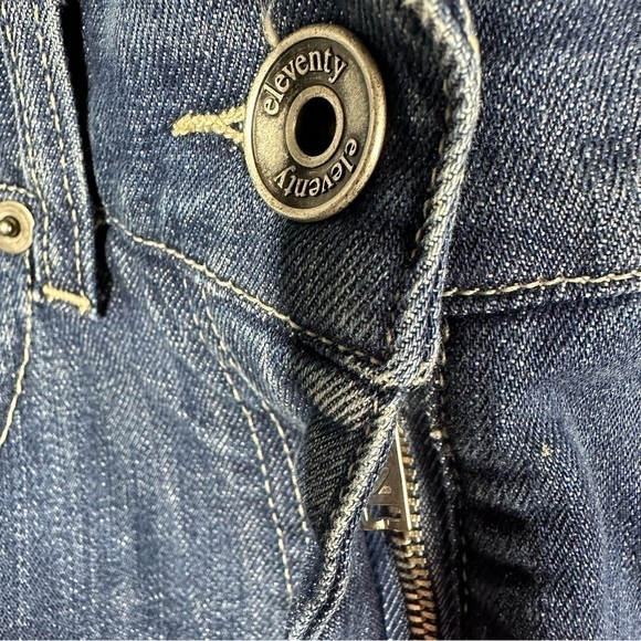 Eleventy Womens High Rise Straight Leg Blue Denim Wash Size US 2 - Picture 7 of 14